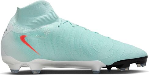 Nike Phantom Luna 2 Pro FG High-Top Soccer Cleats (FJ2575-300, Mint/Off Noir/Atomic Red) in Saudi Arabia