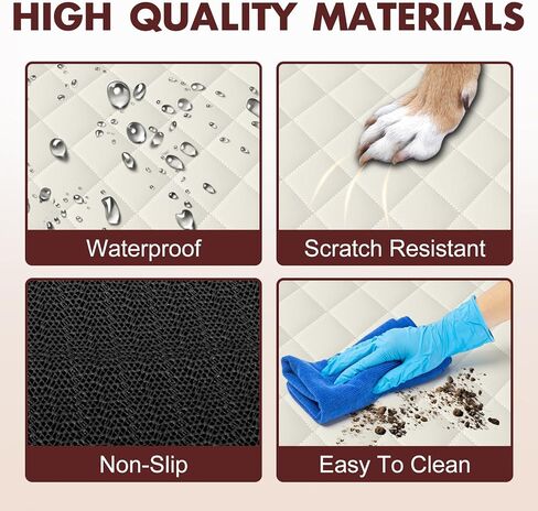 غطاء المقعد الخلفي للكلاب، أغطية مقاعد الحيوانات الأليفة مقاومة للماء وغير قابلة للانزلاق، واقي مقعد السيارة للمقعد الخلفي، غطاء مقعد السيارة الخلفي بمقاس عالمي يناسب السيارات والشاحنات وسيارات الدفع الرباعي، أسود in Kuwait