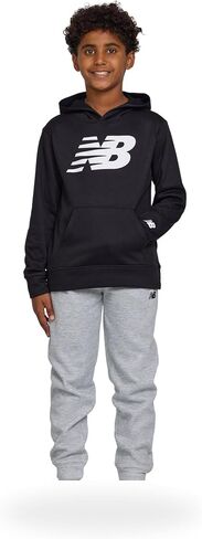 New Balance Boys & Toddlers Athletic 2 قطعة-القطن الناعم المخلوطة هوديي وركض النشط مجموعة التعرق النشط (2T-12) in Saudi Arabia