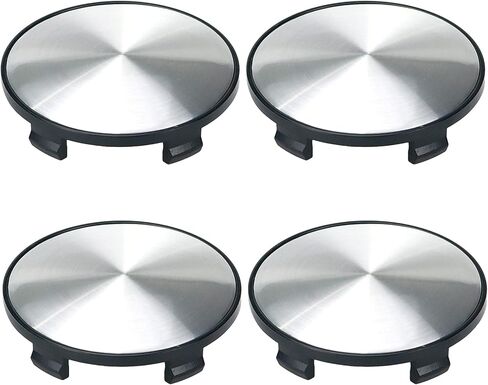 59mm Wheel Center Caps Rim Hub Center Covers Replacement 54mm Lug to Lug (Black) - 4Pcs in Kuwait