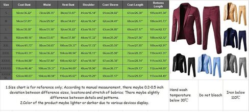 Men Suits 2 Piece Set Slim Fit One Button Slim Fit Solid Jacket & Pants Tuxedo Set Casual Business Wedding Party in Kuwait