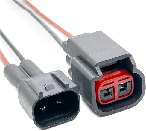 2Pin Car Dashboard Midrange Center Speaker Ignition Coil Wiring Harness COP Plug EPC E4014 7283-8220(Color:2Pin Female,Size:1 Pc) in Saudi Arabia
