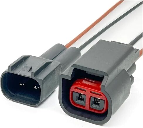 2Pin Car Dashboard Midrange Center Speaker Ignition Coil Wiring Harness COP Plug EPC E4014 7283-8220(Color:2Pin Female,Size:1 Pc) in Saudi Arabia