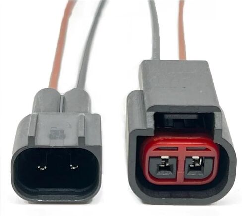 2Pin Car Dashboard Midrange Center Speaker Ignition Coil Wiring Harness COP Plug EPC E4014 7283-8220(Color:2Pin Female,Size:1 Pc) in Saudi Arabia
