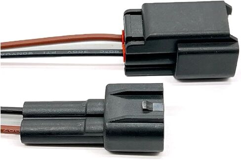2Pin Car Dashboard Midrange Center Speaker Ignition Coil Wiring Harness COP Plug EPC E4014 7283-8220(Color:2Pin Female,Size:1 Pc) in Saudi Arabia