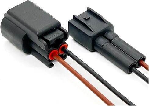 2Pin Car Dashboard Midrange Center Speaker Ignition Coil Wiring Harness COP Plug EPC E4014 7283-8220(Color:2Pin Female,Size:1 Pc) in Saudi Arabia