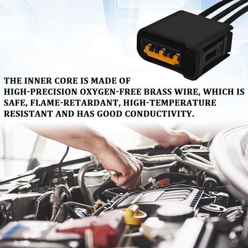 4PCS Ignition Coil Connector Plug, Connector Repair Replacement Compatible with Subaru XV Legacy Impreza WRX Forester Outback Tribeca Ignition Coil High Voltage Package Plug in Kuwait