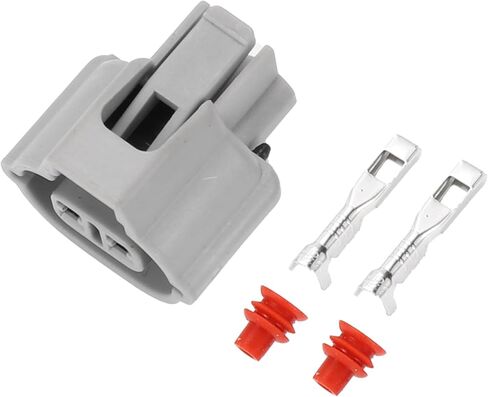 No.88988460 Light Wiring Harness Connector Plug for Chevrolet/Inner Female Wire Terminal Connector/Waterproof Plastic 2mm Series / 1set Gray 2 Pin in Saudi Arabia