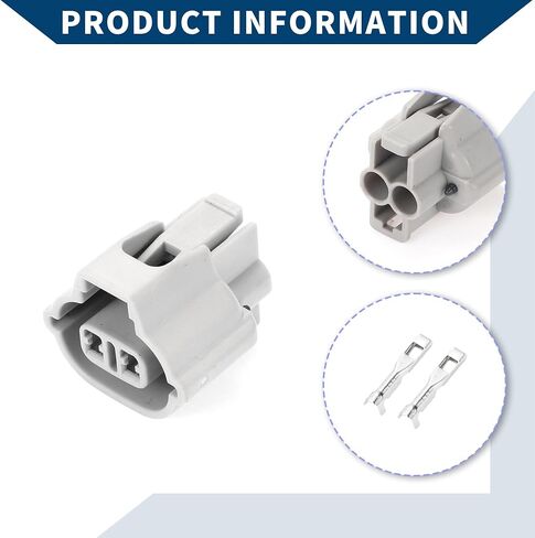 No.88988460 Light Wiring Harness Connector Plug for Chevrolet/Inner Female Wire Terminal Connector/Waterproof Plastic 2mm Series / 1set Gray 2 Pin in Saudi Arabia