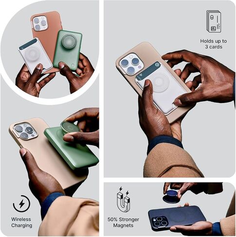 PopSockets iPhone 17 Pro Max Phone Case Compatible with MagSafe, for iPhone 17 Pro Max, Wireless Charging Compatible, Case Only - Gingham in Saudi Arabia