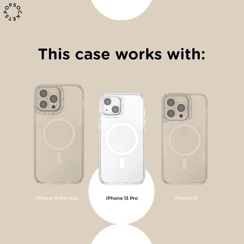 PopSockets iPhone 17 Pro Max Phone Case Compatible with MagSafe, for iPhone 17 Pro Max, Wireless Charging Compatible, Case Only - Gingham in Saudi Arabia