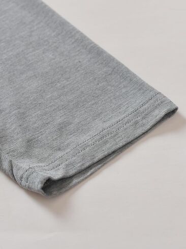 Latuza Men's Bamboo Viscose T-Shirts Long Sleeve Crewneck Tees 2 Pack in Saudi Arabia