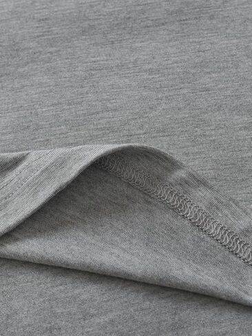 Latuza Men's Bamboo Viscose T-Shirts Long Sleeve Crewneck Tees 2 Pack in Saudi Arabia