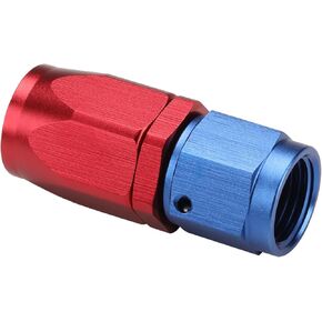 8AN 45 Degree Aluminum Swivel Hose End Fitting for Braided CPE Fuel Hose. Red/Blue(8AN 45) in Saudi Arabia