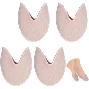 2 أزواج من وسادات إصبع القدم لأحذية Pointe ، غطاء قدم رقص Pouch Pouch Pads Excesssories Foot undies for Dance High High in Kuwait