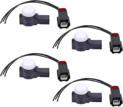 4Pcs Parking Assist Sensor with Connector for Buick Encore Enclave Regal Lacrosse Chevrolet Silverado GMC Sierra 1500 2500 3500 Suburban Tahoe Camaro Cadillac CT6 Escalade XT5 ATS CTS XTS in Kuwait