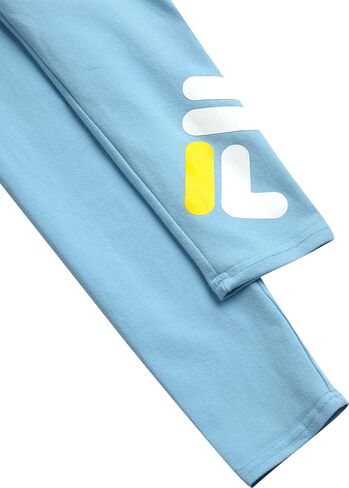 Fila Girls Leggings - Soft Breathable High Waisted Leggings for Girls - Athletic Stretch Pants Workout Clothes (Sizes: S-XL) in Saudi Arabia