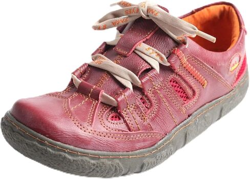 TMA EYES Women's Casual Lace-Up Breathable Mesh and Leather Sneaker in Kuwait