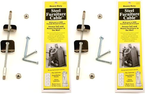 Quakehold! 2830 Furniture Cable Silver, 7 Inch in Kuwait