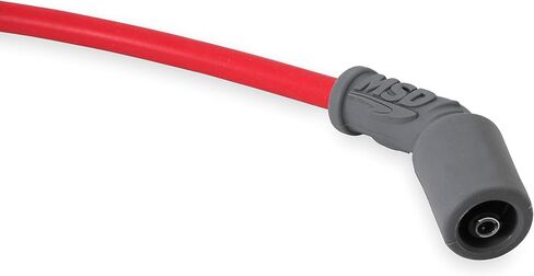 MSD 39849 Super Conductor Spark Plug Wire Set, Red in Saudi Arabia