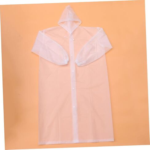 Totority Rain Ponchos للبالغين معطف غير مريح بدلة واضحة العتاد الرجال القابلة لإعادة الاستخدام مقاوم للماء طويل السترة in Saudi Arabia