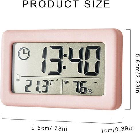 Thin Digital Clock with Temperature and Humiditys for Home Decoration in Saudi Arabia