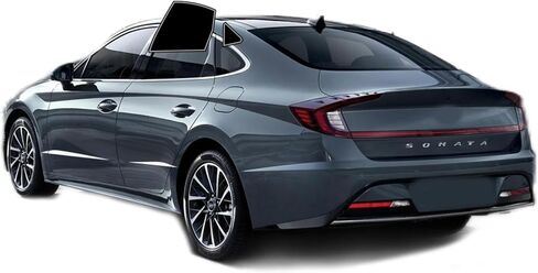 Autotek precut Windows Tint Film جميع الجوانب سيارات الشمس حظر حماية الخصوصية المضادة للزجاج التحطيم 2 Ply Film أي مجموعة الظل الصبغة لـ Hyundai Sonata 2020-2025 in Saudi Arabia