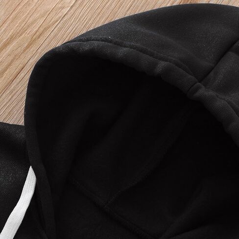 مجموعة الركض بويز فتيات - 2 قطعة من الصوف zip up sweatshirt مقنعين وملابس سروال سروال للملابس النشطية (3-11y) in Saudi Arabia