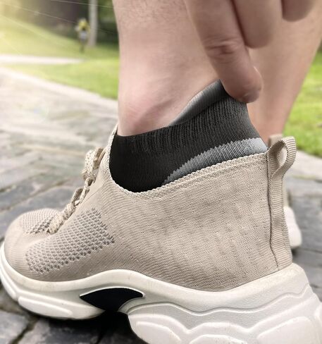 Running Socks Men,Men Athletic Socks No Show Breathable with Cushioned Sole in Saudi Arabia