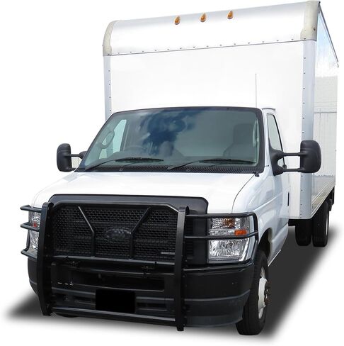 Black Horse Rugged Heavy Duty Grille Guard Modular Black Compatible with 2015-2025 Ford E-350/2015-2025 Ford E-450 -RU-FO350-B in Saudi Arabia