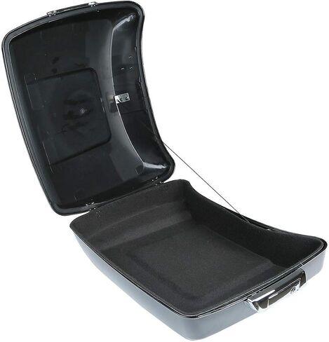 TCT-MOTORPARTS Chopped Tour Luggage Trunk w/Mounting Rack Fit for Harley Touring Road King Electra Glide 2014-2025 in Saudi Arabia