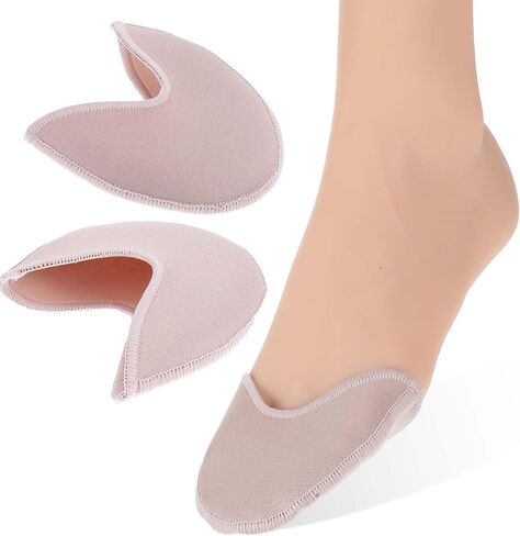 2 أزواج من وسادات إصبع القدم لأحذية Pointe ، غطاء قدم رقص Pouch Pouch Pads Excesssories Foot undies for Dance High High in Kuwait