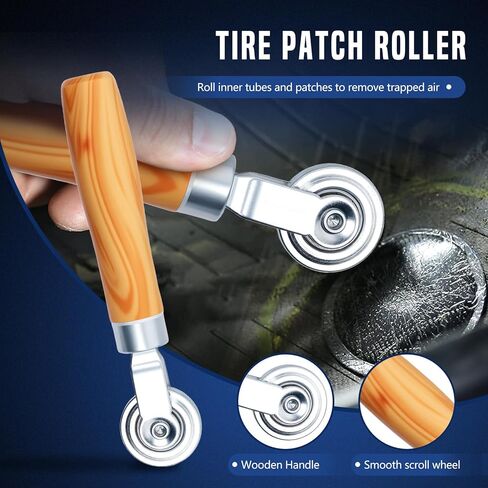 Tire Repair Patch Tools,42 mm 55 mm Tire Tungsten Steel Buffing Wheels Tire Patch Roller Scraping Cutter Kit for Car Tire Grinding Polishing in Kuwait