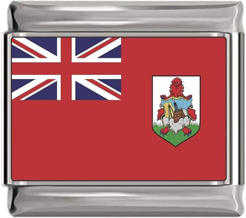 Bermuda Flag Italian Charm in Saudi Arabia