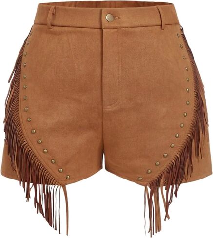 Wdirara Women's Plus Fringe Shorts Western Concer in Saudi Arabia