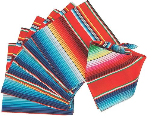 Fun Express Sarape Bandanas - Apparel Accessories - 12 Pieces in Saudi Arabia