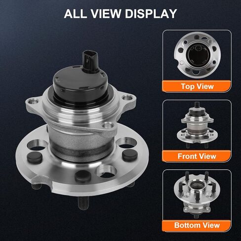 OCPTY Rear Left Right Wheel Bearing and Hub Assembly Compatible with for Toyota Sienna 2004-2010 FWD OE 512280 5 Lugs Has ABS with tegral Sensor Wheel Hub x2 in Saudi Arabia
