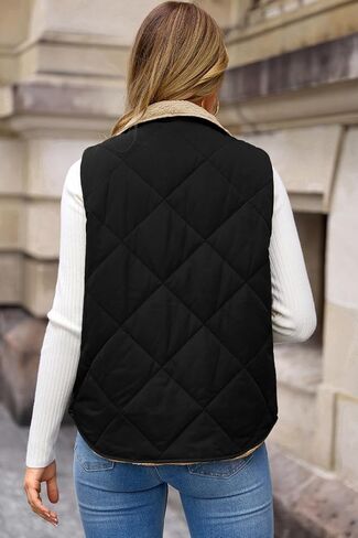 دوكوتو المرأة سترة منتفخة كبيرة الحجم غير رسمية الكاملة zip الوقف collared الصوف سترة مبطن معطف دافئ مبطنة ملابس خارجية in Saudi Arabia