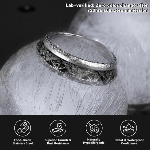 رجال الزفاف فرقة أسود خاتم الخطوبة الفولاذ المقاوم للصدأ 8 مم عرض النسر خاتم فايكنغ خواتم الوعود الفضية غير تشويه له حلقات البيان للرجال بحجم 8-12 in Kuwait