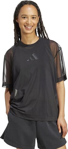 Adidas Women's All Szn Soft Lux Mesh T-Shirt in Saudi Arabia