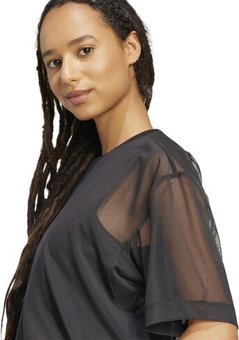 Adidas Women's All Szn Soft Lux Mesh T-Shirt in Saudi Arabia