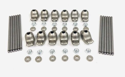 Self Aligning Rocker Arm & Pushrod Set compatible with 1987-1991 Chevy V6 262 4.3L in Saudi Arabia