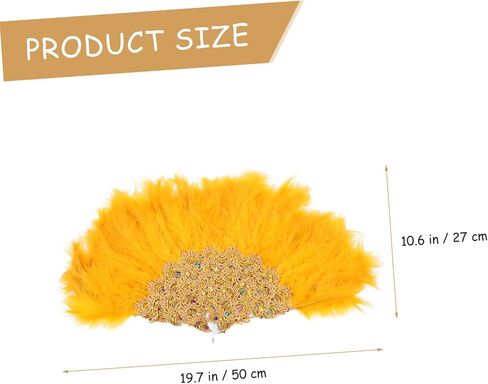 ALIPIS BRIDAL PLUMAGE FAN ALEGANT ALEGANT HANEHELD FOR THE WEDDINGS PRODES و POMBOODE in Kuwait