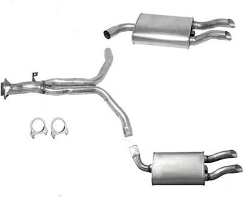 Replacement Parts For 1986 1987 1988 1989 1990 Chevrolet Corvette Exhaust System Rear Y Pipe With Dual Mufflers in Saudi Arabia