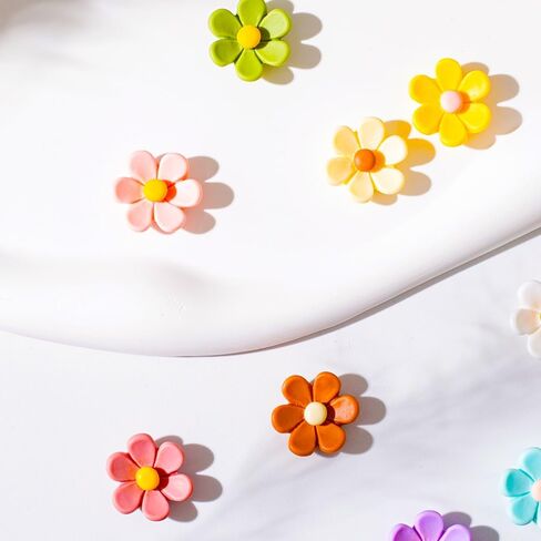 Cute Flower Shoe Charms for Girls Cute Shoe Charms for Adults Teens Kids Kawaii Shoe Decoration Charms for Clog Sandals Birthday Party Gift in Saudi Arabia