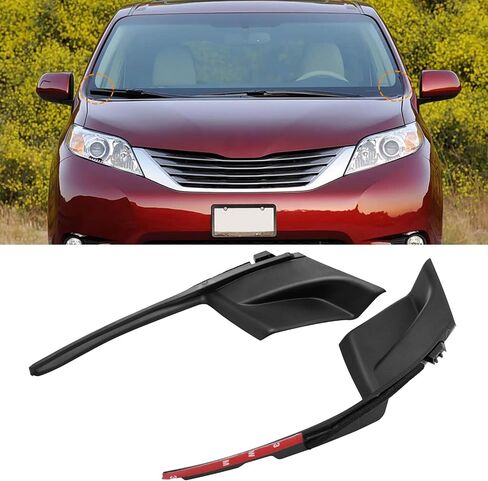 Moonlinks 2PCS Front Windshield Wiper Side Cowl Cover Compatible with Toyota Sienna 2011 2012 2013 2014 2015 2016 2017 2018 2019 2020, Wiper Cowl Trim Left & Right Side for 53866-08020/53867-08020 in Saudi Arabia