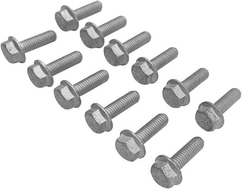 LS Header Exhaust Manifold Bolt Kit,12 Pcs Exhaust Manifold Bolts Fits for Chevy GM LS1 LS2 LS6 LS7 LSX 4.8L 5.3L 6.0L 6.2L, Flanged Hex Head Bolts in Saudi Arabia