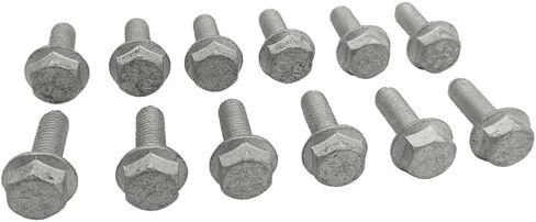 LS Header Exhaust Manifold Bolt Kit,12 Pcs Exhaust Manifold Bolts Fits for Chevy GM LS1 LS2 LS6 LS7 LSX 4.8L 5.3L 6.0L 6.2L, Flanged Hex Head Bolts in Saudi Arabia
