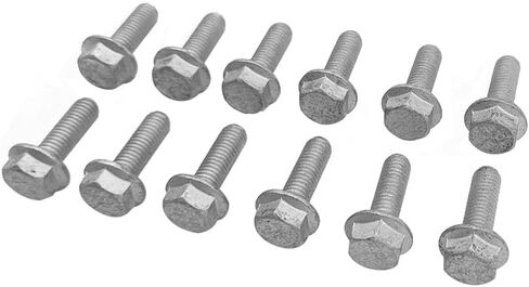 LS Header Exhaust Manifold Bolt Kit,12 Pcs Exhaust Manifold Bolts Fits for Chevy GM LS1 LS2 LS6 LS7 LSX 4.8L 5.3L 6.0L 6.2L, Flanged Hex Head Bolts in Saudi Arabia