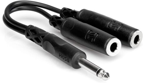 كابل Hosa CYP-105 1/4 بوصة TS إلى كابل TS Y مزدوج 1/4 بوصة، 5 أقدام in Kuwait